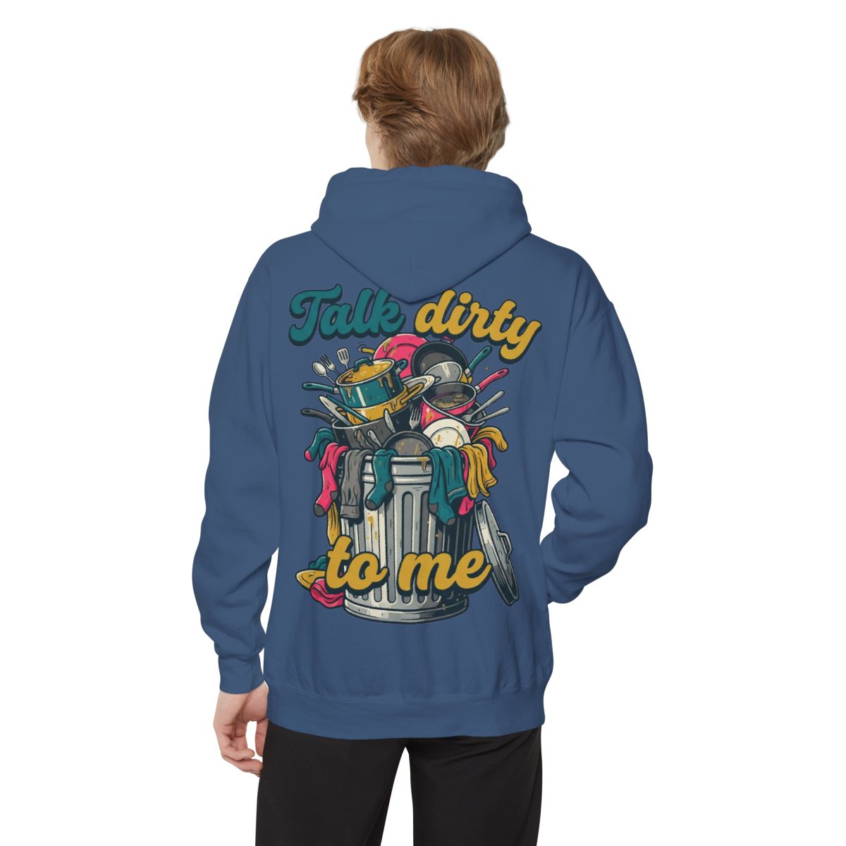 Color: True Navy | Talk Dirty to Me Garment-Dyed Hoodie