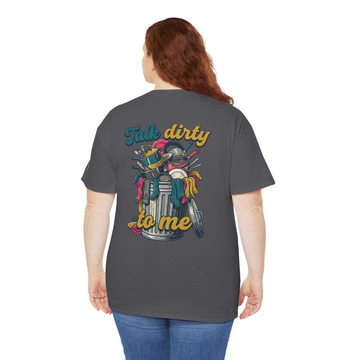 Color: Charcoal | Talk Dirty to Me Premium Graphic Tee