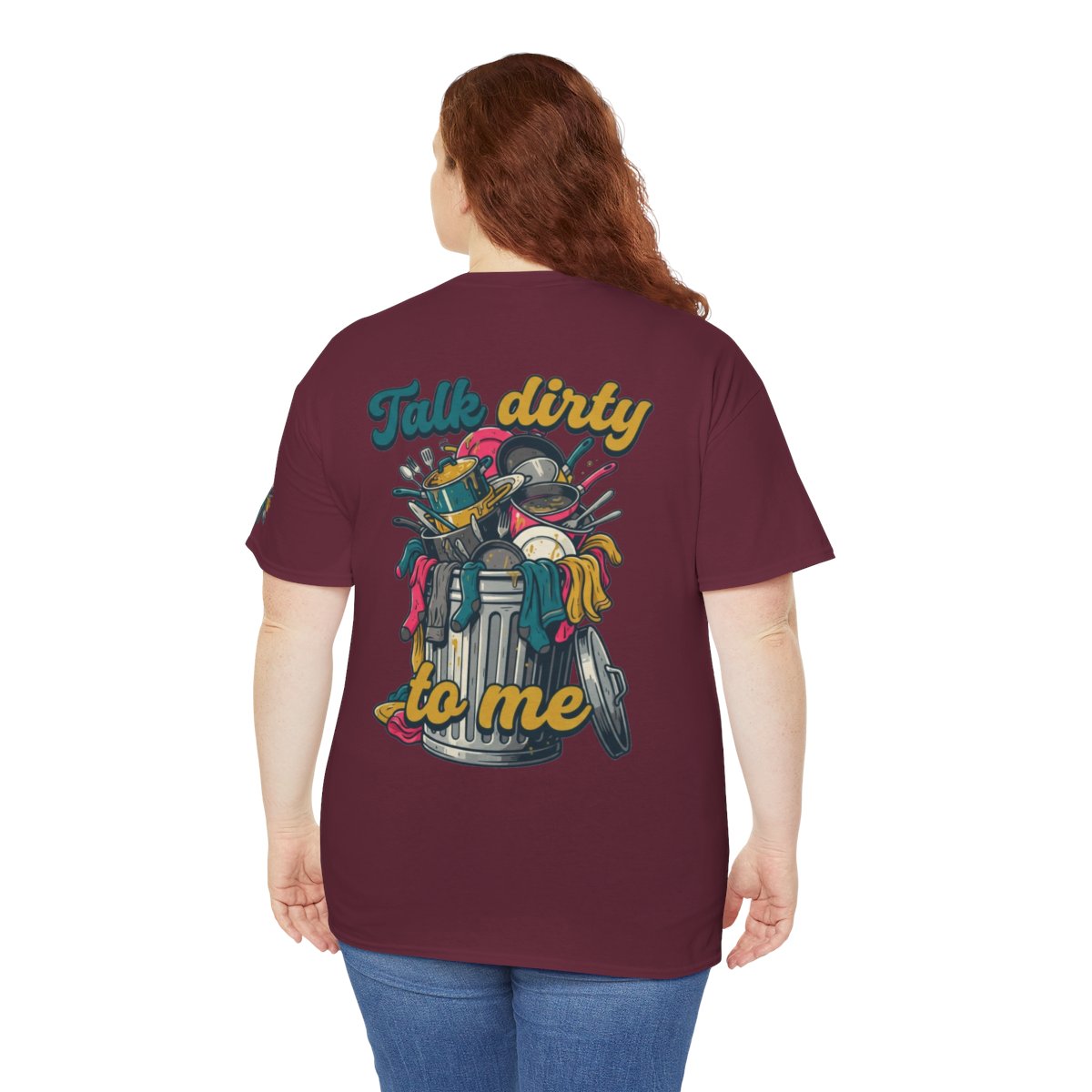 Color: Maroon | Talk Dirty to Me Premium Graphic Tee