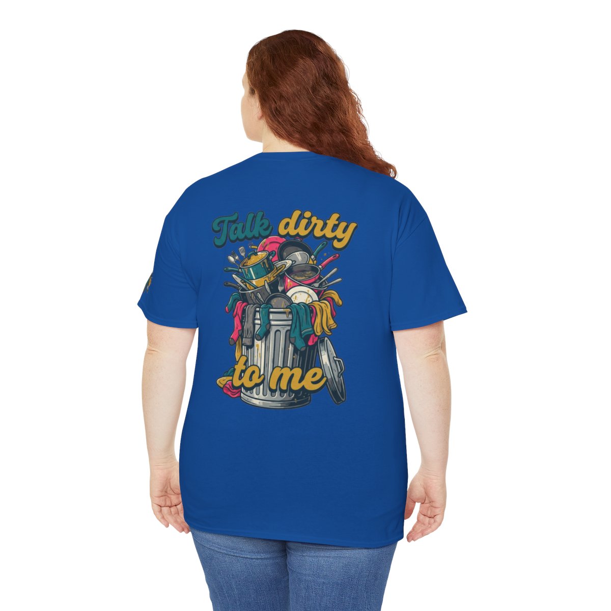 Color: Royal | Talk Dirty to Me Premium Graphic Tee