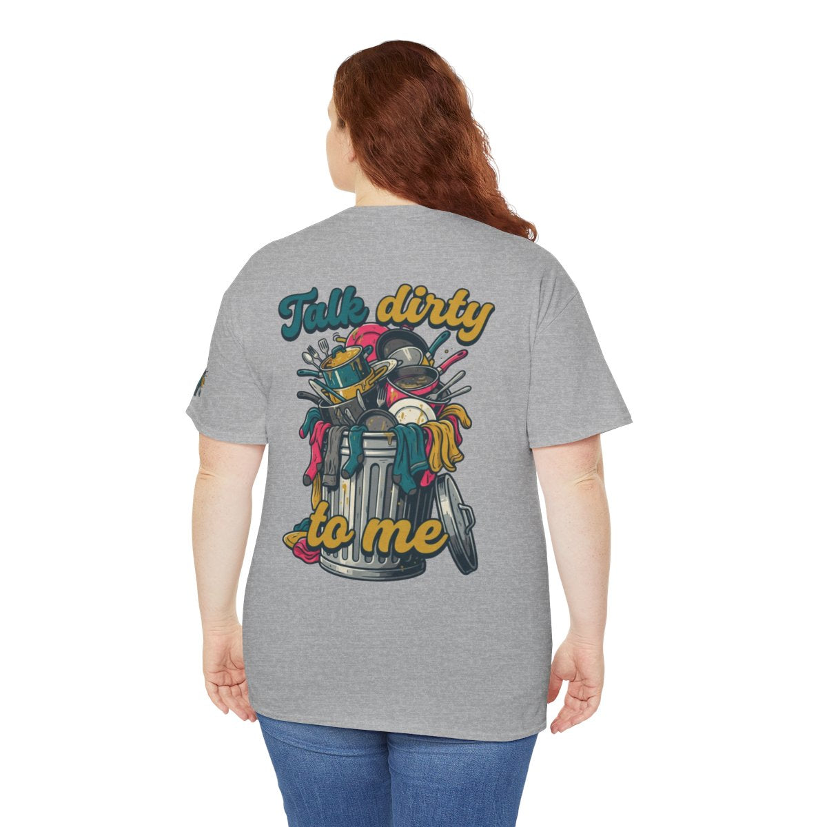 Color: Sport Grey | Talk Dirty to Me Premium Graphic Tee
