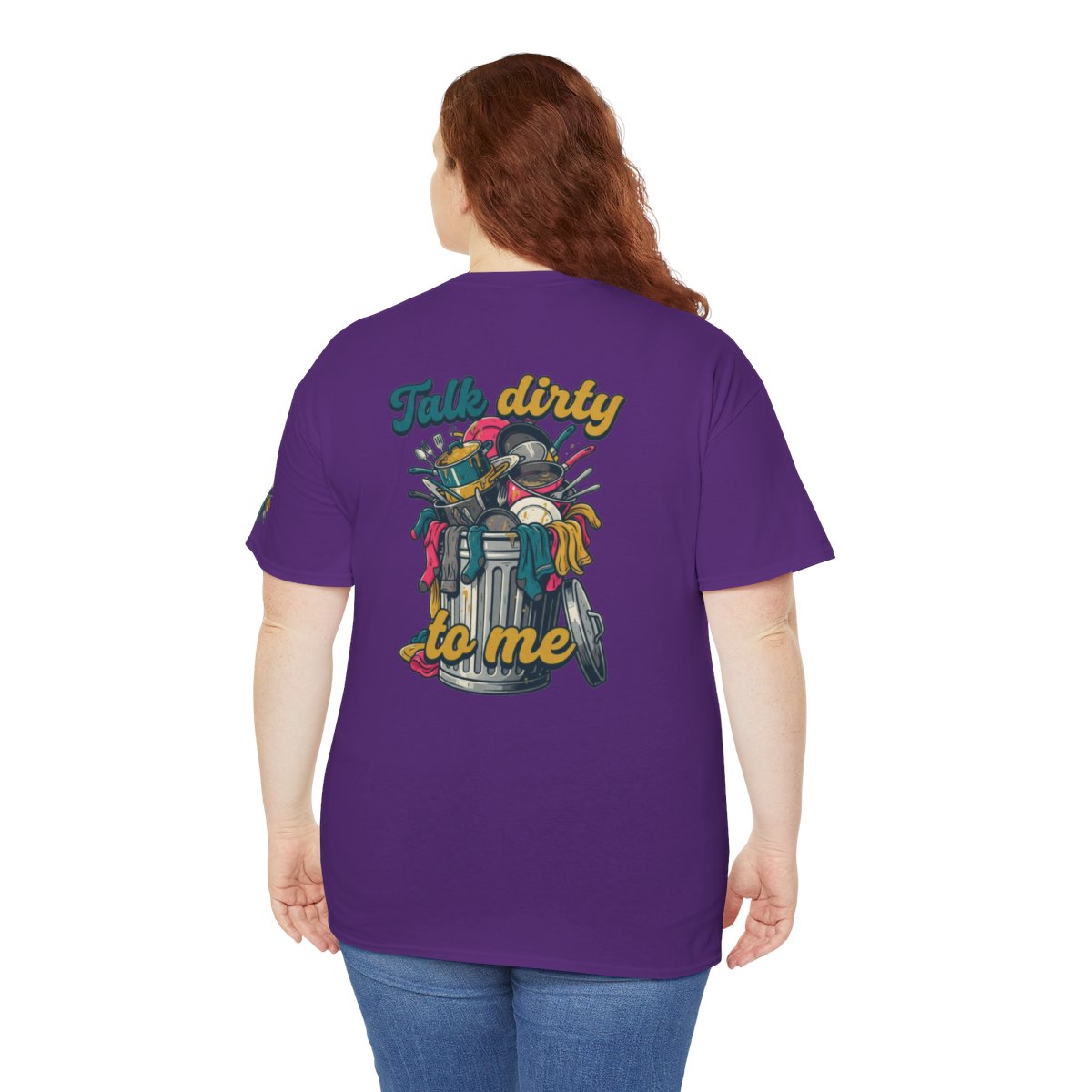Color: Purple | Talk Dirty to Me Premium Graphic Tee
