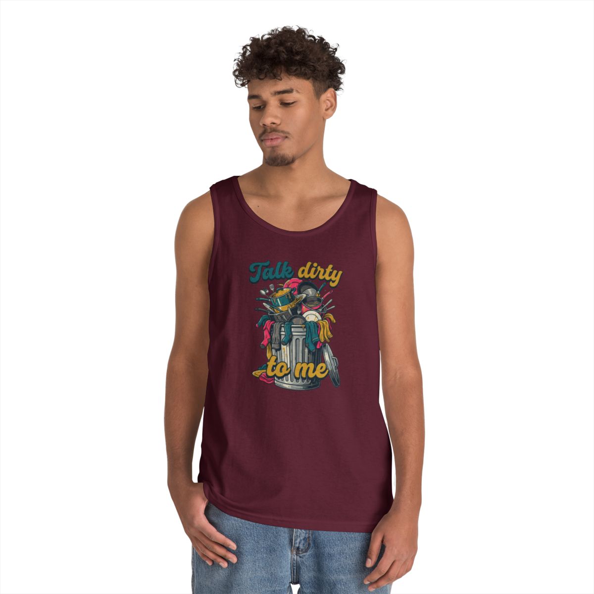 Color: Maroon | Talk Dirty to Me Tank Top