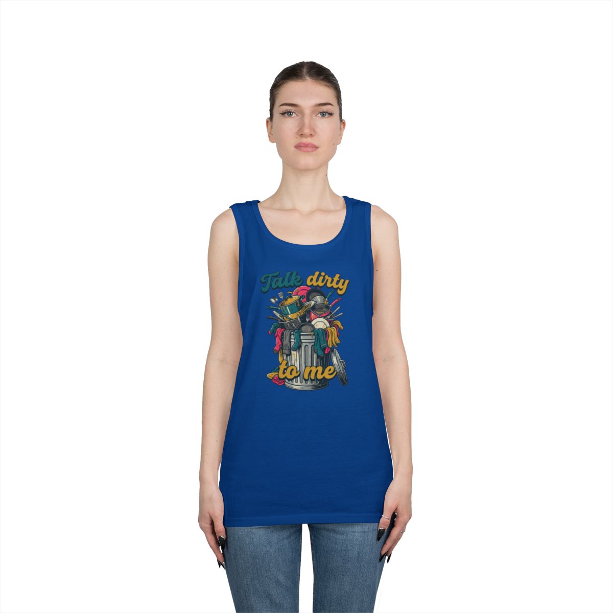 Color: Royal | Talk Dirty to Me Tank Top