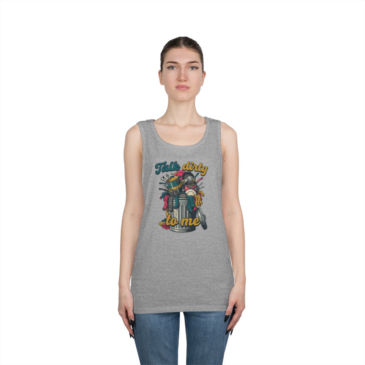 Color: Sport Grey | Talk Dirty to Me Tank Top