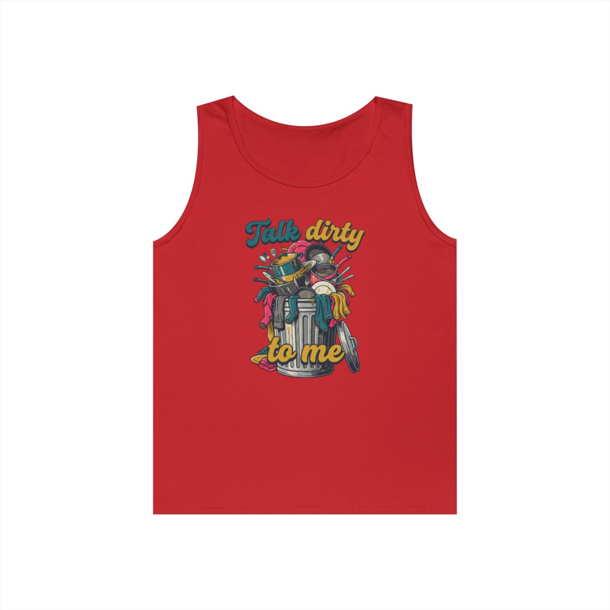 Color: Red | Talk Dirty to Me Tank Top