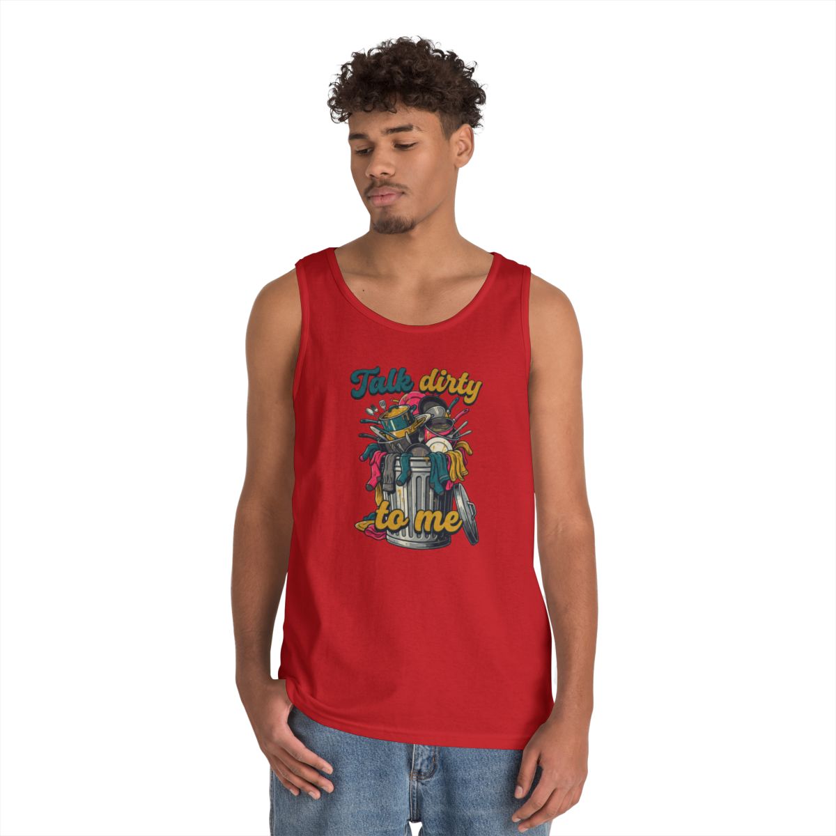 Color: Red | Talk Dirty to Me Tank Top