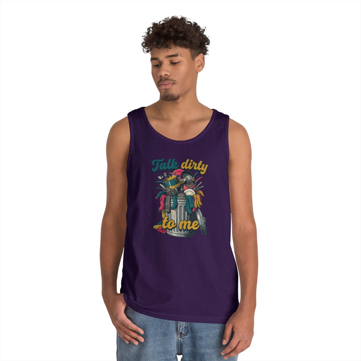 Color: Purple | Talk Dirty to Me Tank Top