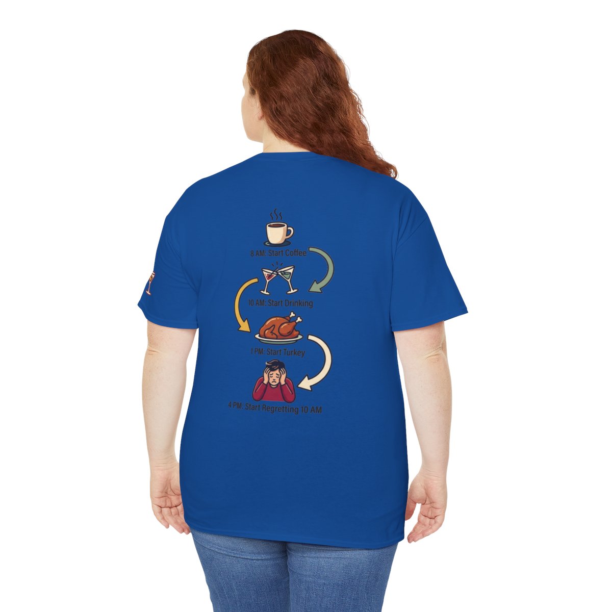 Color: Royal | Thanksgiving Regrets Premium Graphic Tee