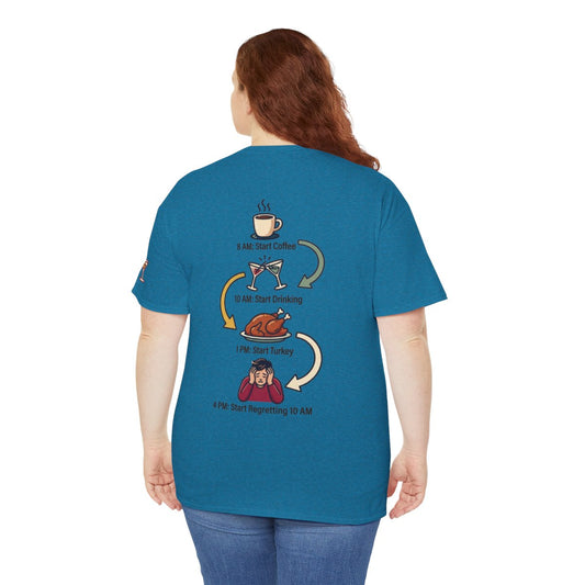Color: Antique Sapphire | Thanksgiving Regrets Premium Graphic Tee