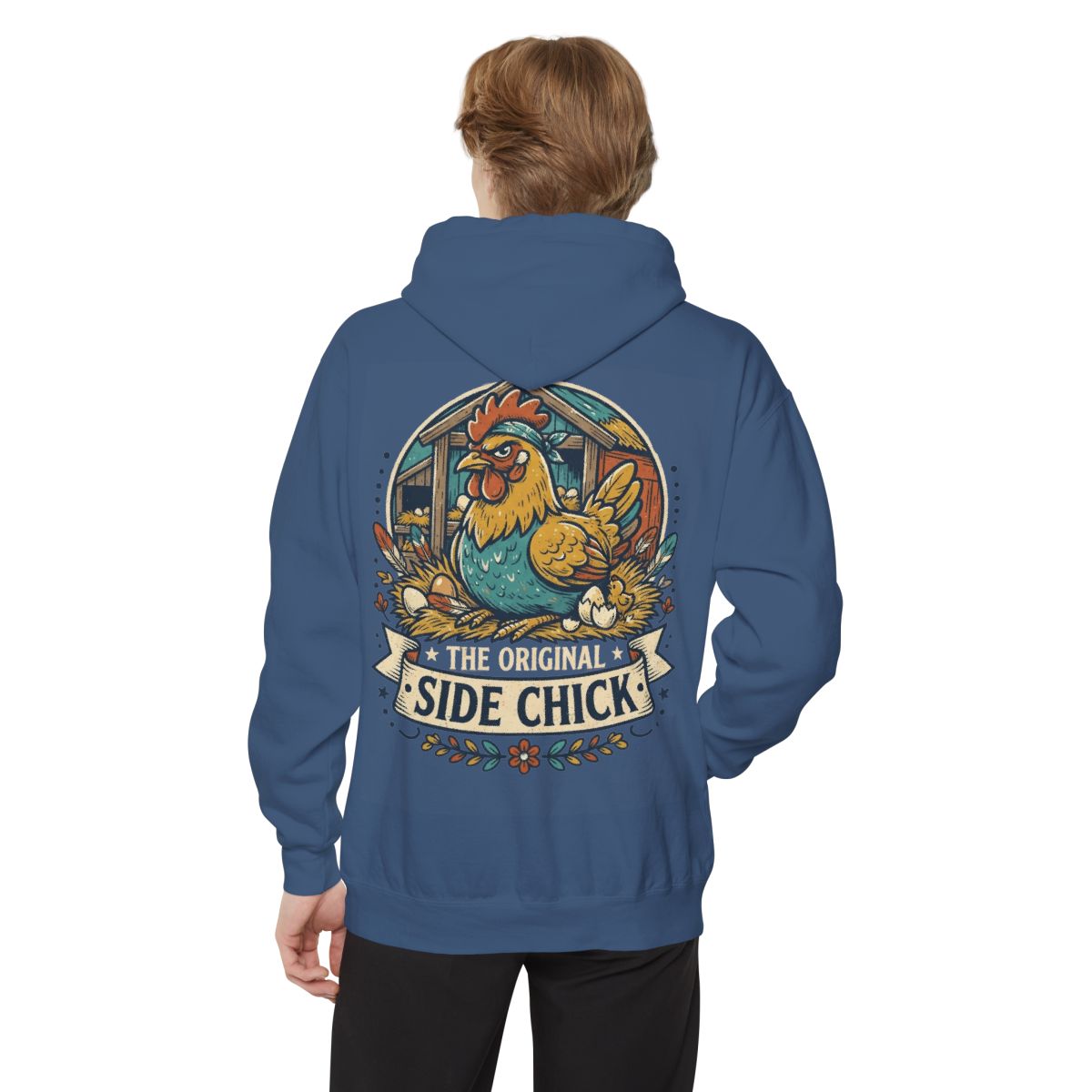 Color: True Navy | The Original Side Chick Garment-Dyed Hoodie
