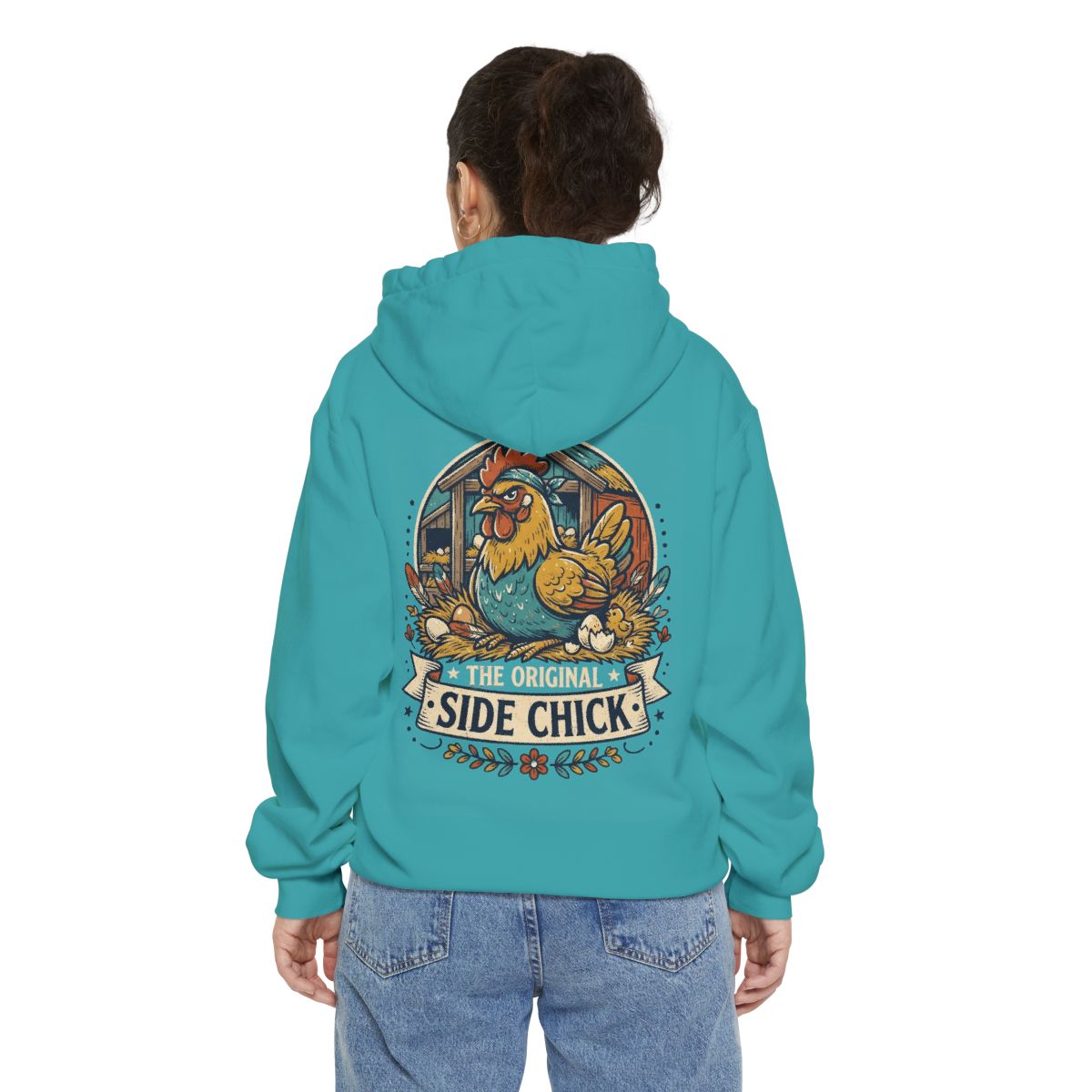 Color: Seafoam | The Original Side Chick Garment-Dyed Hoodie