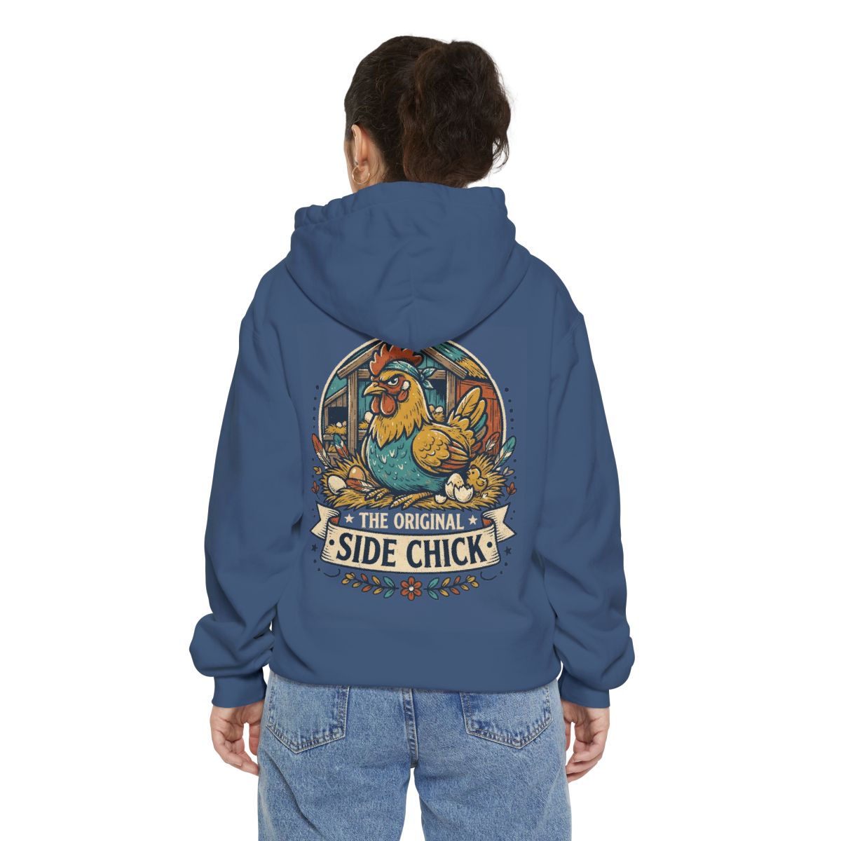 Color: True Navy | The Original Side Chick Garment-Dyed Hoodie
