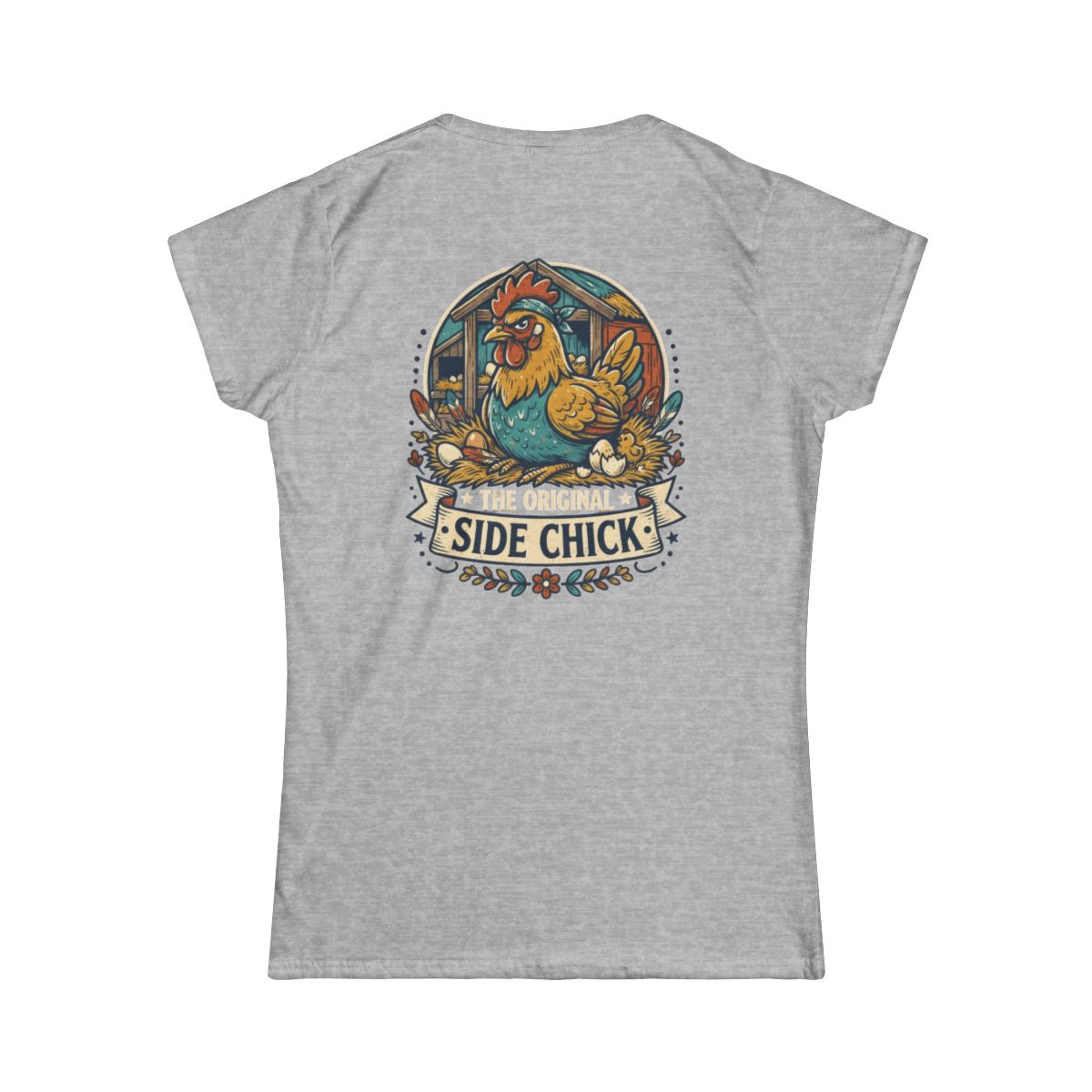 Color: Sport Grey | The Original Side Chick Women's Tee