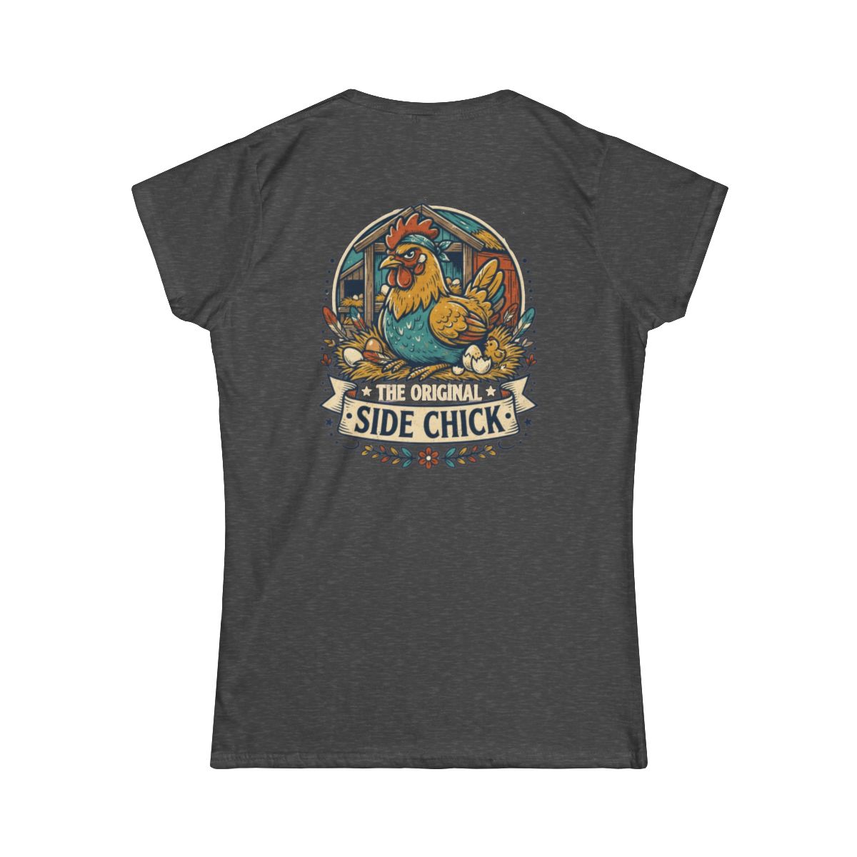 Color: Dark Heather | The Original Side Chick Women's Tee