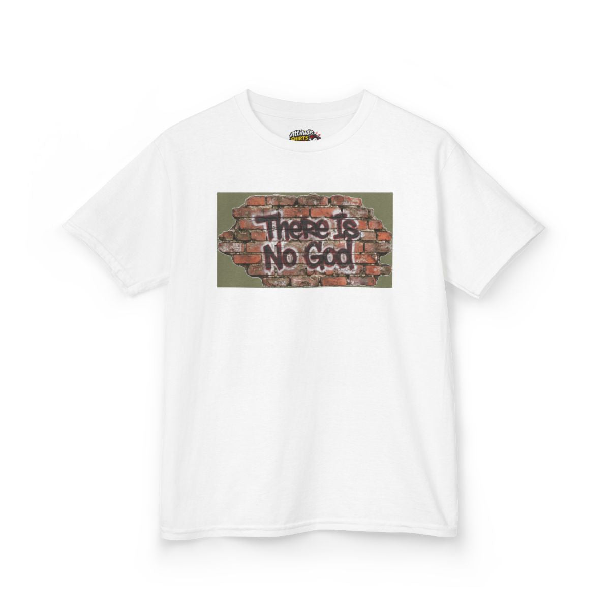 Color: White | There is No God Kids Tee