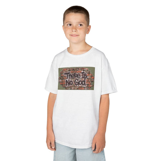 Color: White | There is No God Kids Tee