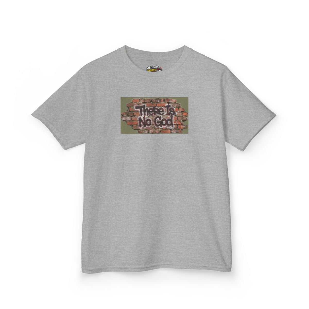 Color: Sport Grey | There is No God Kids Tee