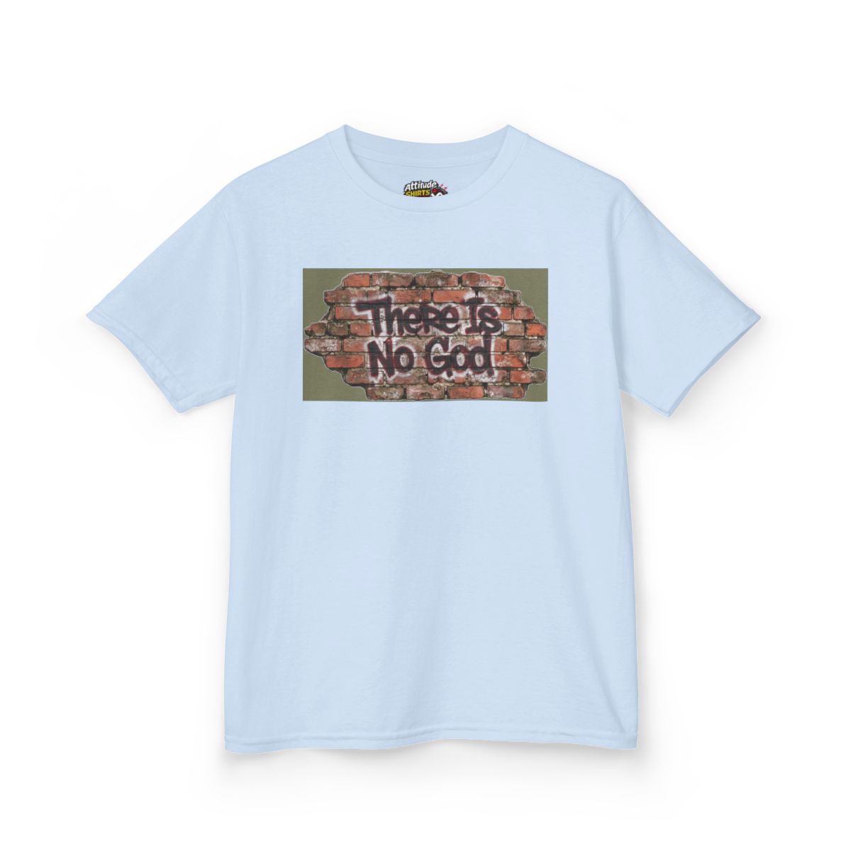 Color: Light Blue | There is No God Kids Tee