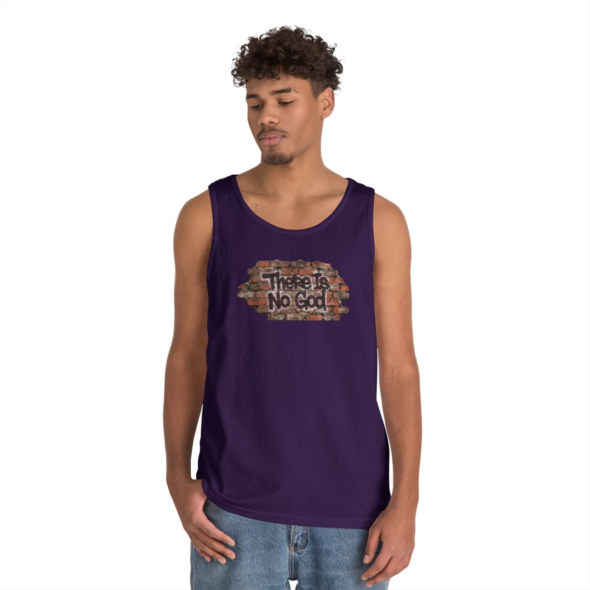 Color: Purple | There is No God Tank Top