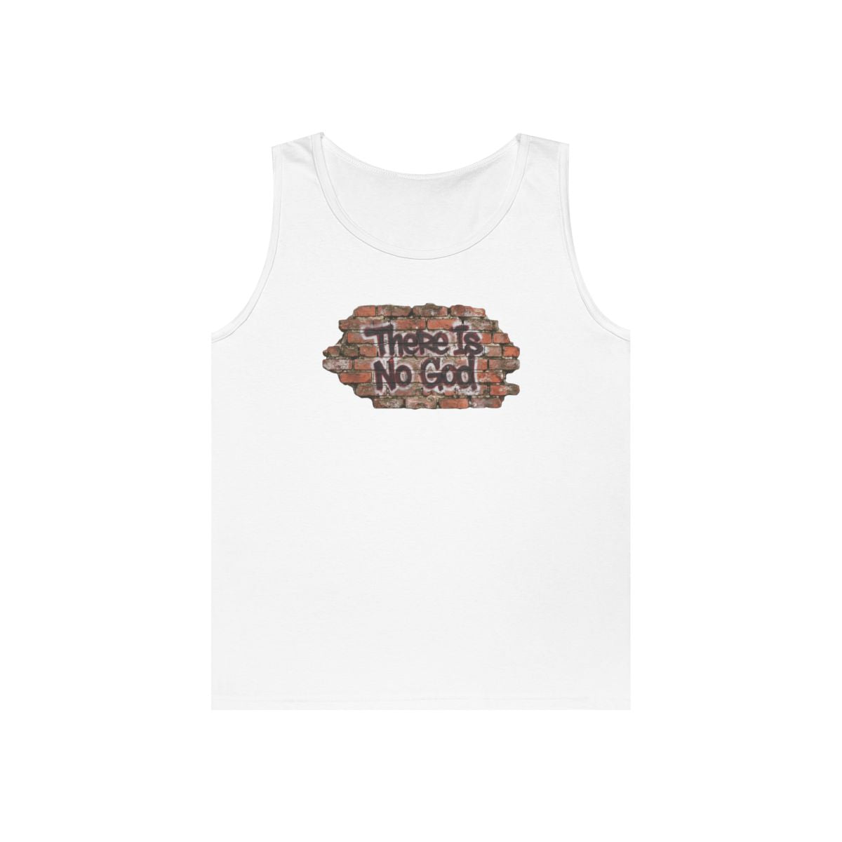 Color: White | There is No God Tank Top