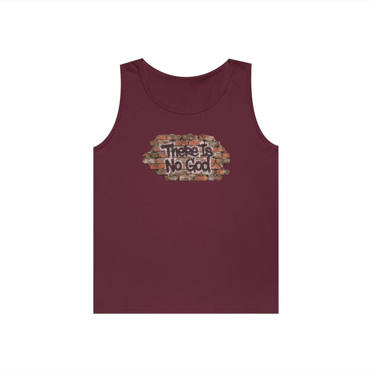 Color: Maroon | There is No God Tank Top