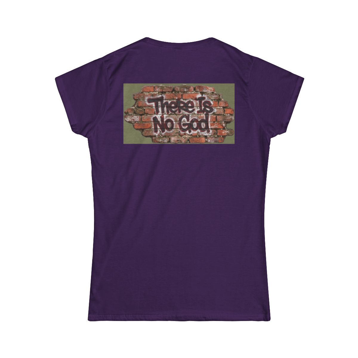 Color: Purple | There is No God Women's Tee