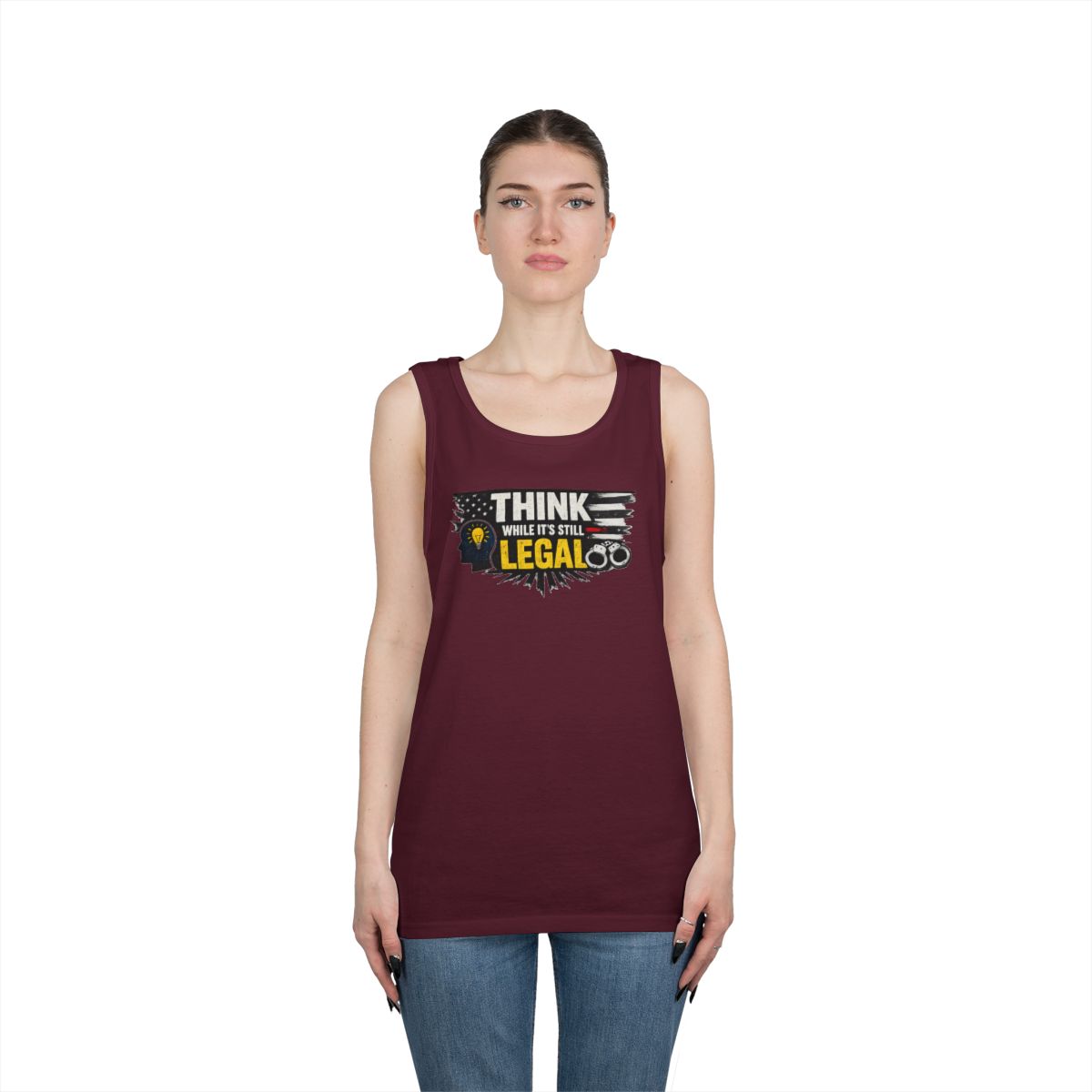 Color: Maroon | Think Tank Top