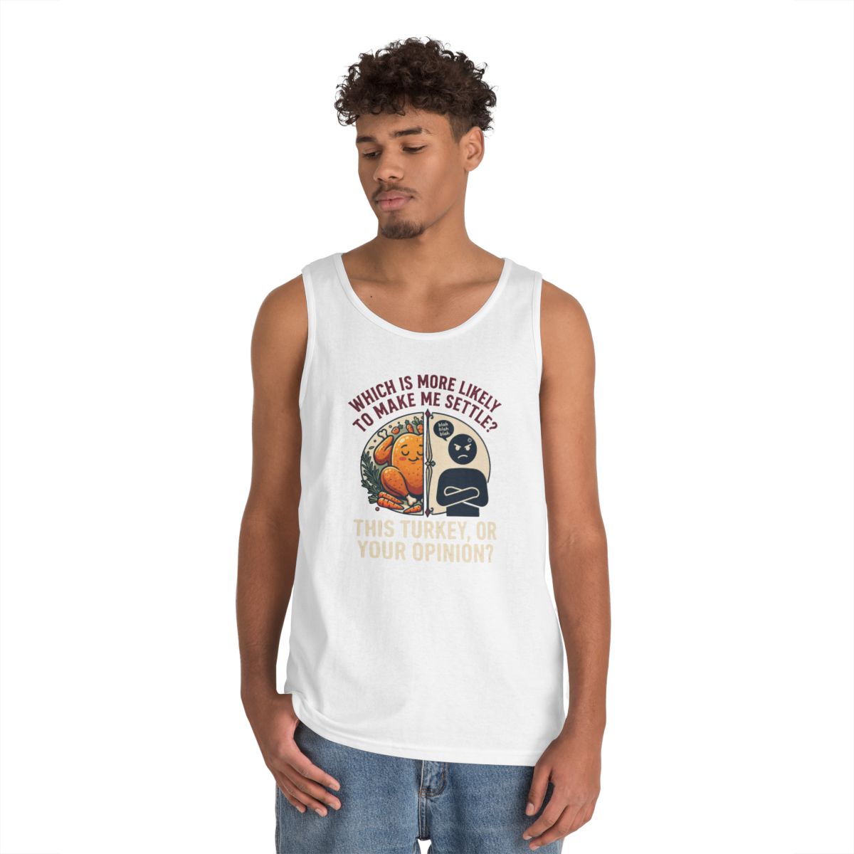 Color: White | This Turikey Or Your Opinion Tank Top