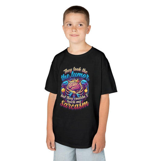 Color: Black | Took the Tumor But Not My Saracasm Kids Tee