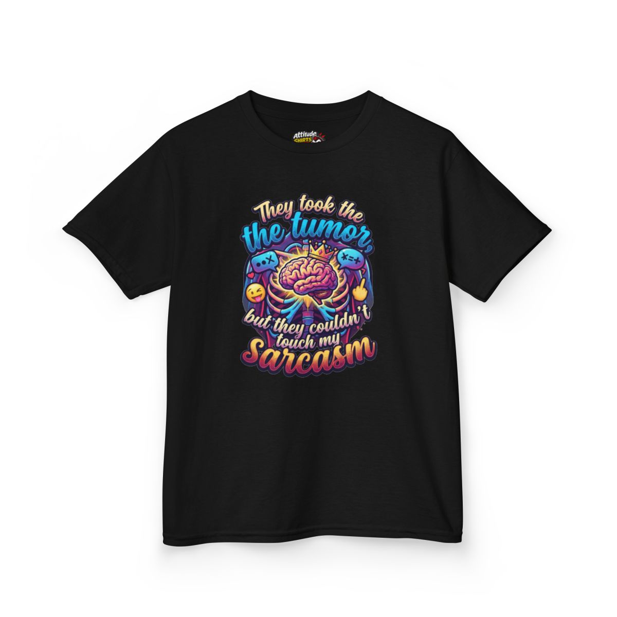 Color: Black | Took the Tumor But Not My Saracasm Kids Tee