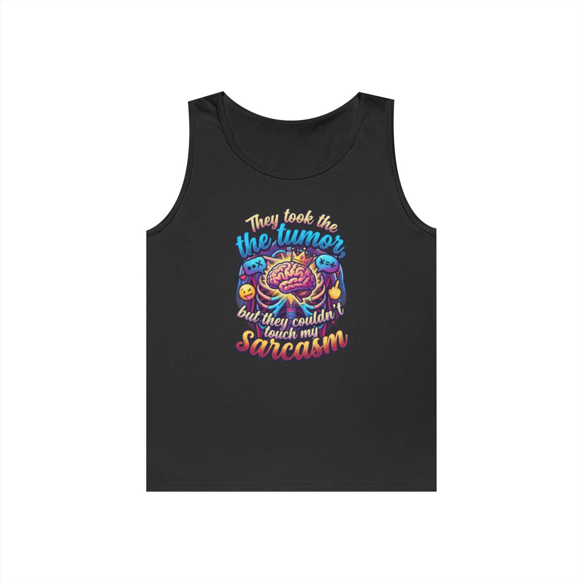Color: Black | Took the Tumor But Not My Saracasm Tank Top