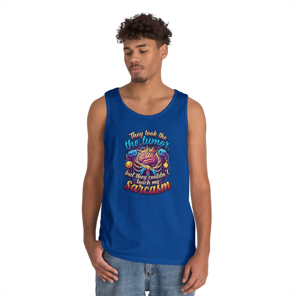 Color: Royal | Took the Tumor But Not My Saracasm Tank Top