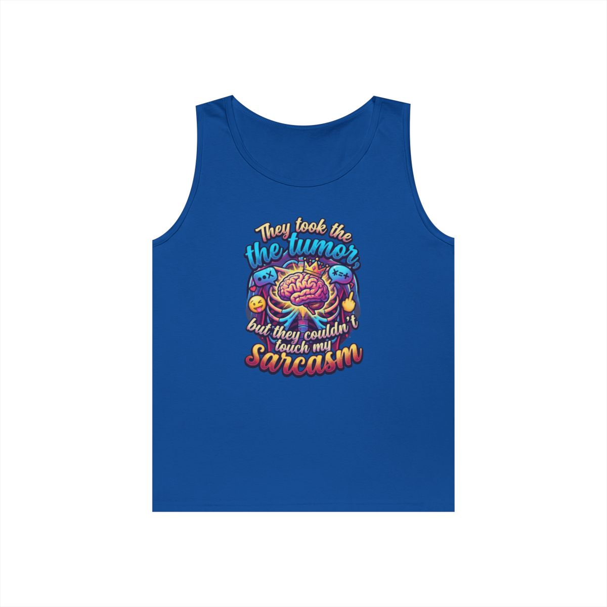 Color: Royal | Took the Tumor But Not My Saracasm Tank Top