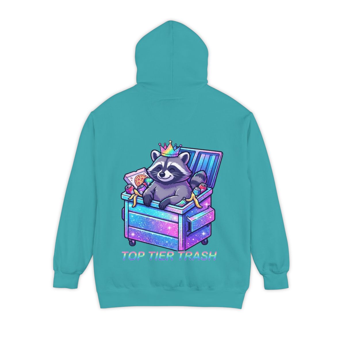 Color: Seafoam | Top Tier Trash Garment-Dyed Hoodie