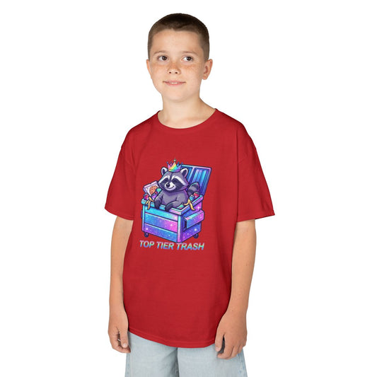 Color: Red | Top Tier Trash Kids Tee