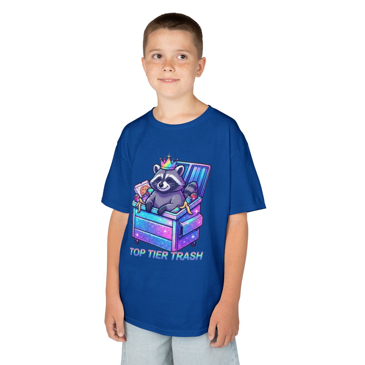 Color: Royal | Top Tier Trash Kids Tee