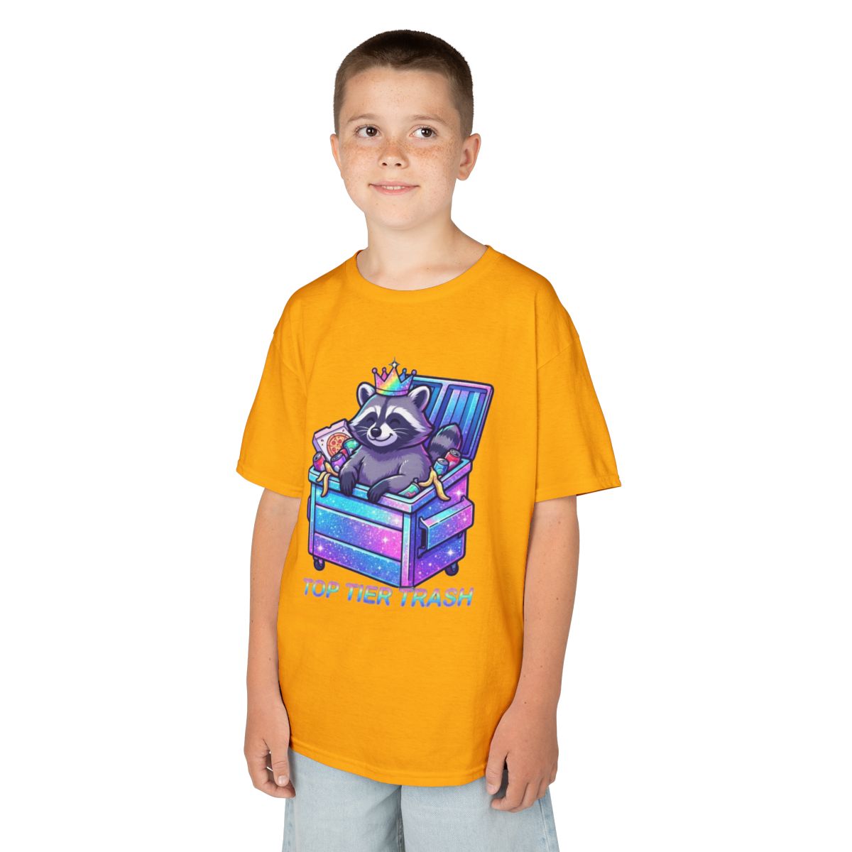 Color: Gold | Top Tier Trash Kids Tee