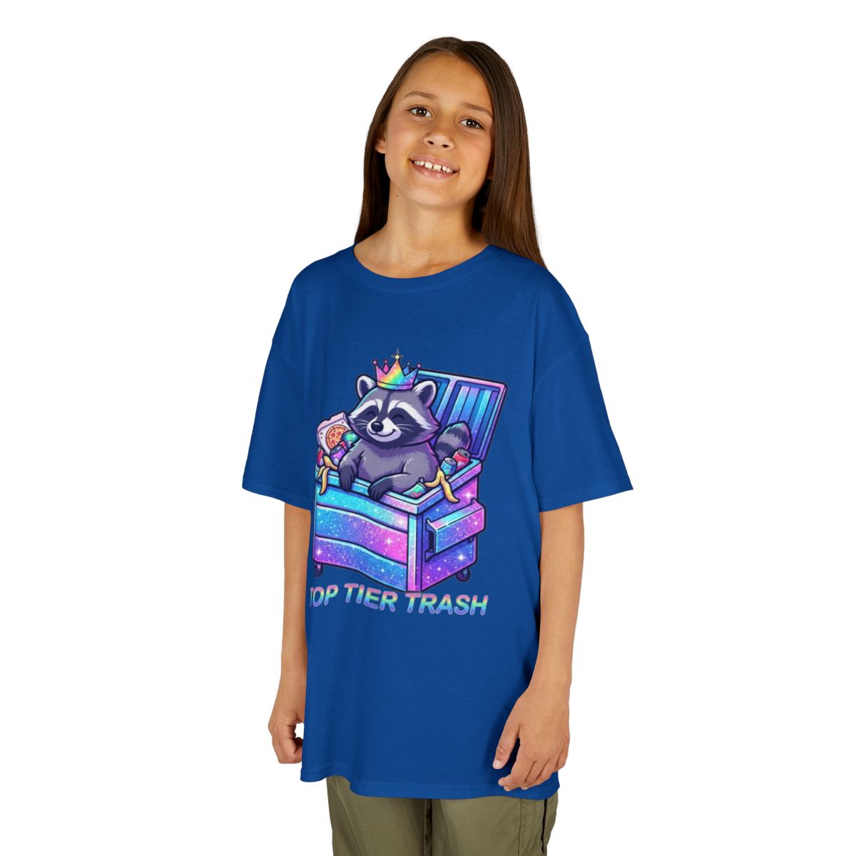 Color: Royal | Top Tier Trash Kids Tee