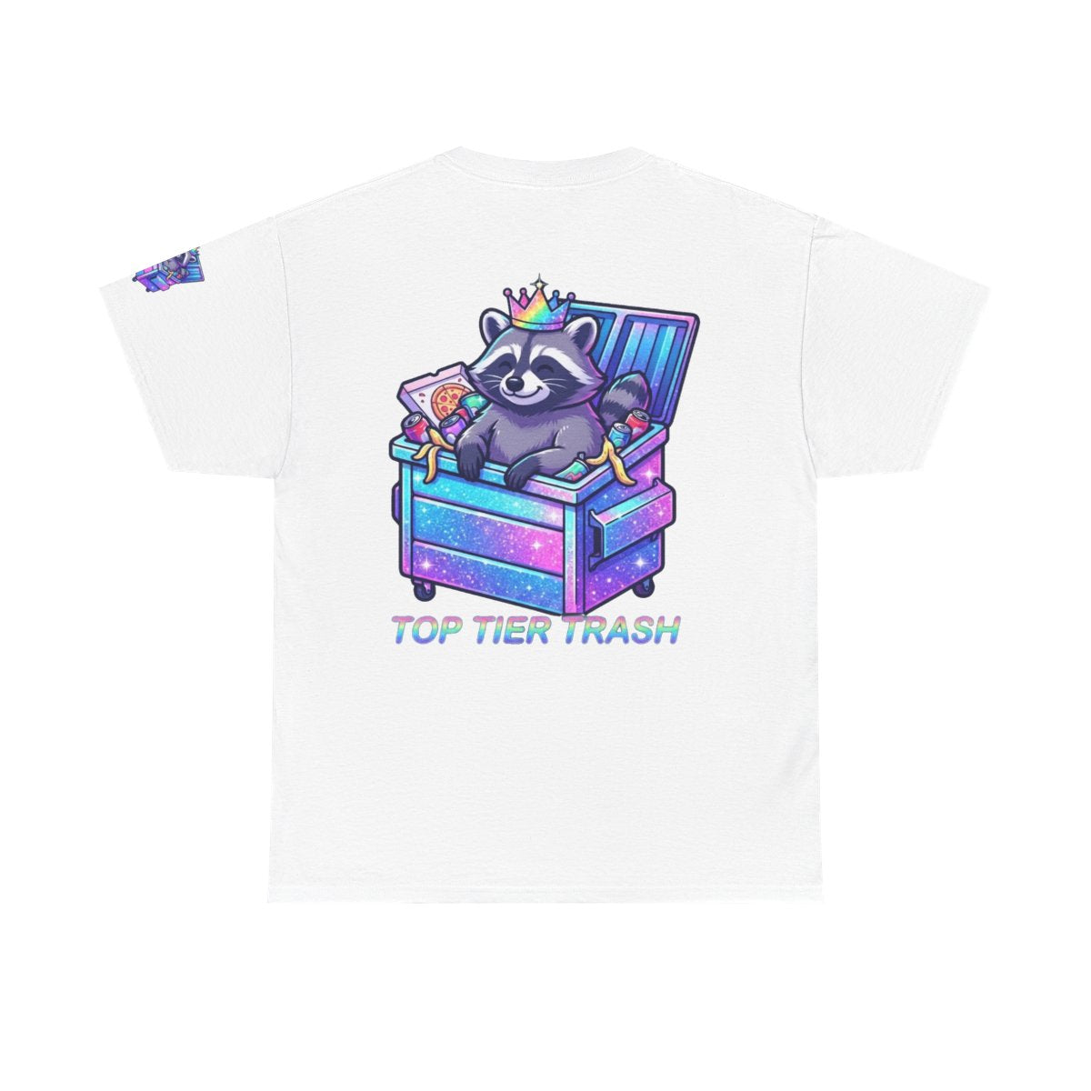 Color: White | Top Tier Trash Premium Graphic Tee