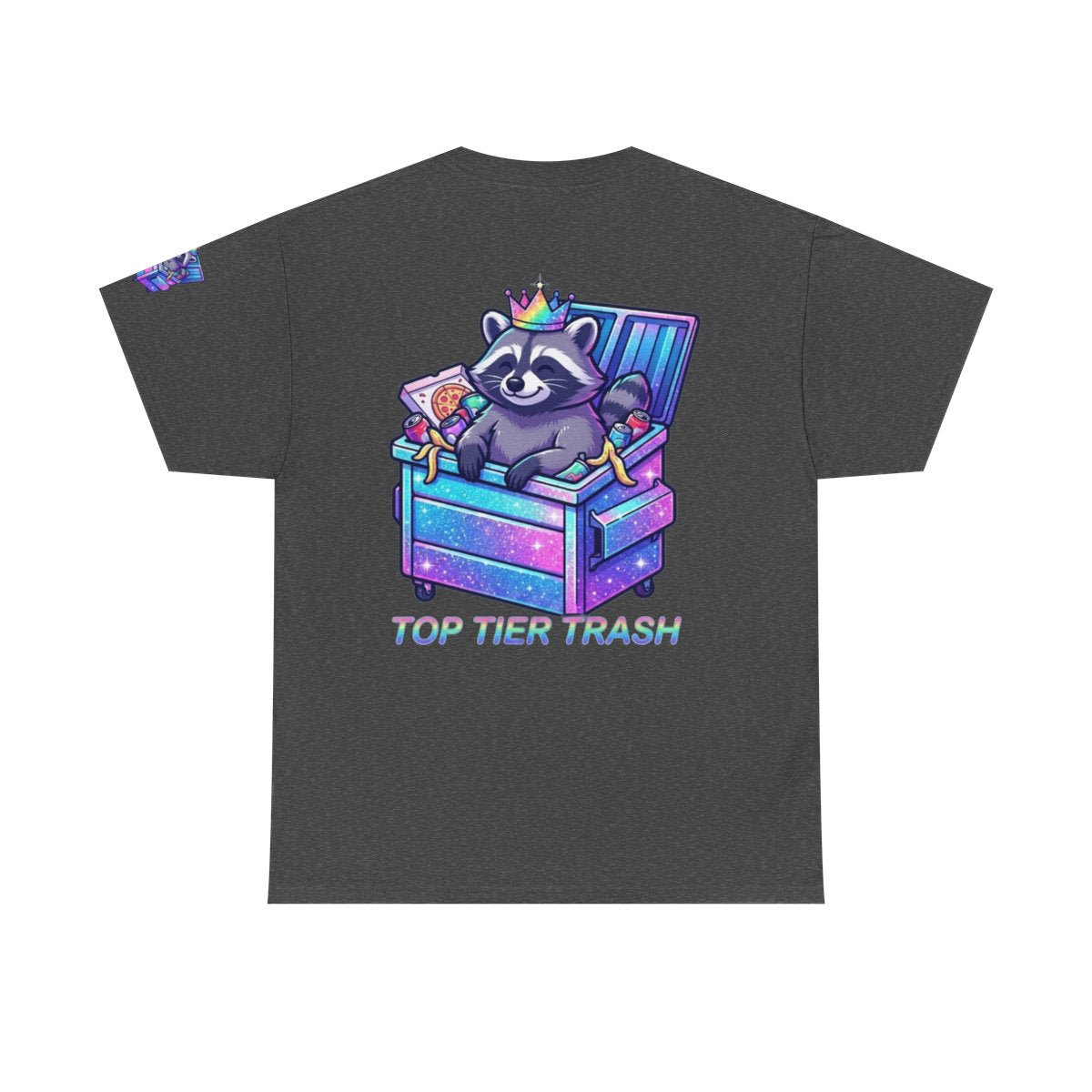 Color: Dark Heather | Top Tier Trash Premium Graphic Tee
