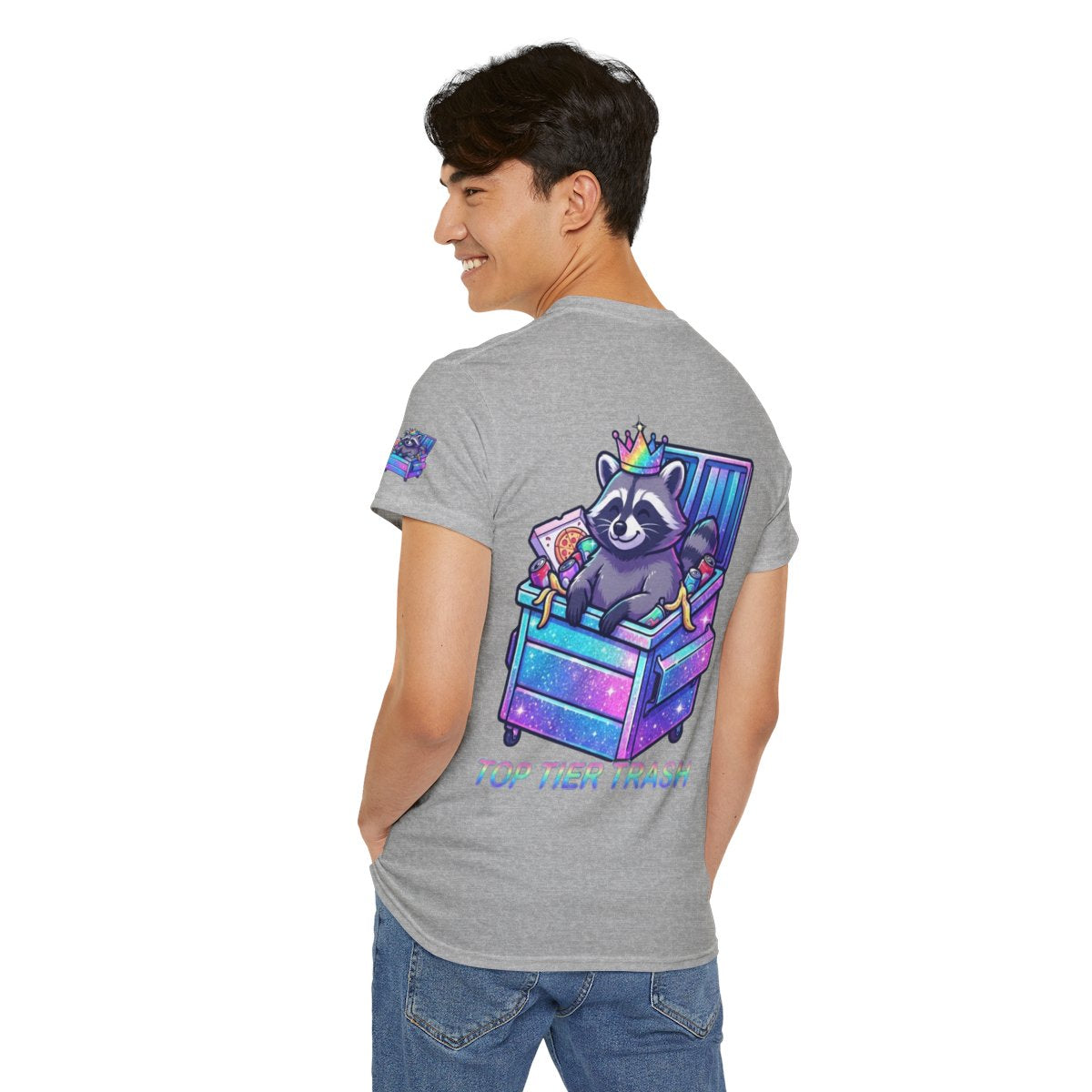 Color: Sport Grey | Top Tier Trash Premium Graphic Tee