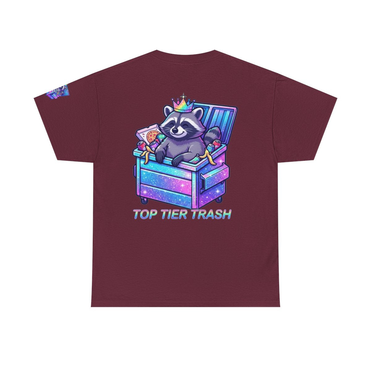 Color: Maroon | Top Tier Trash Premium Graphic Tee