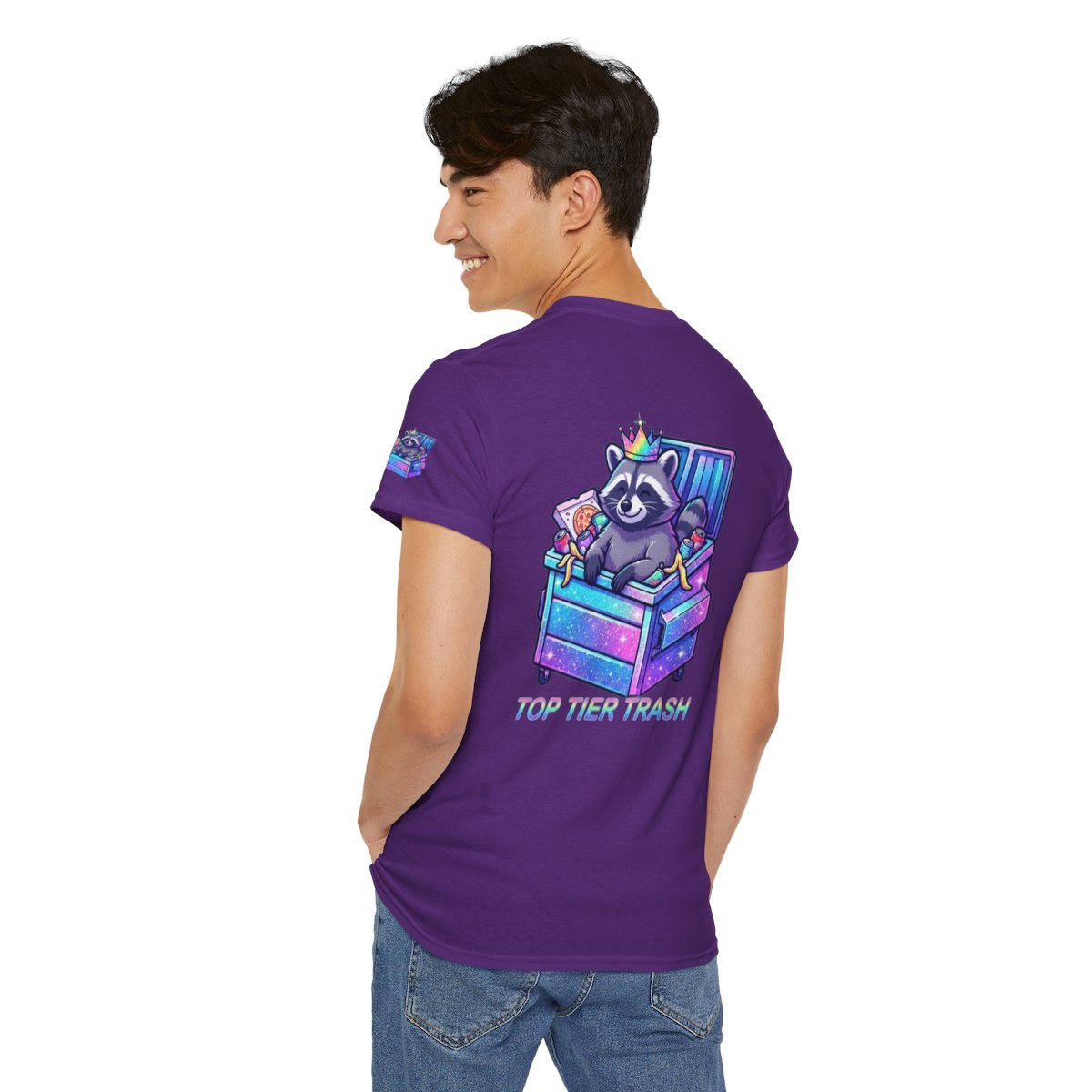 Color: Purple | Top Tier Trash Premium Graphic Tee