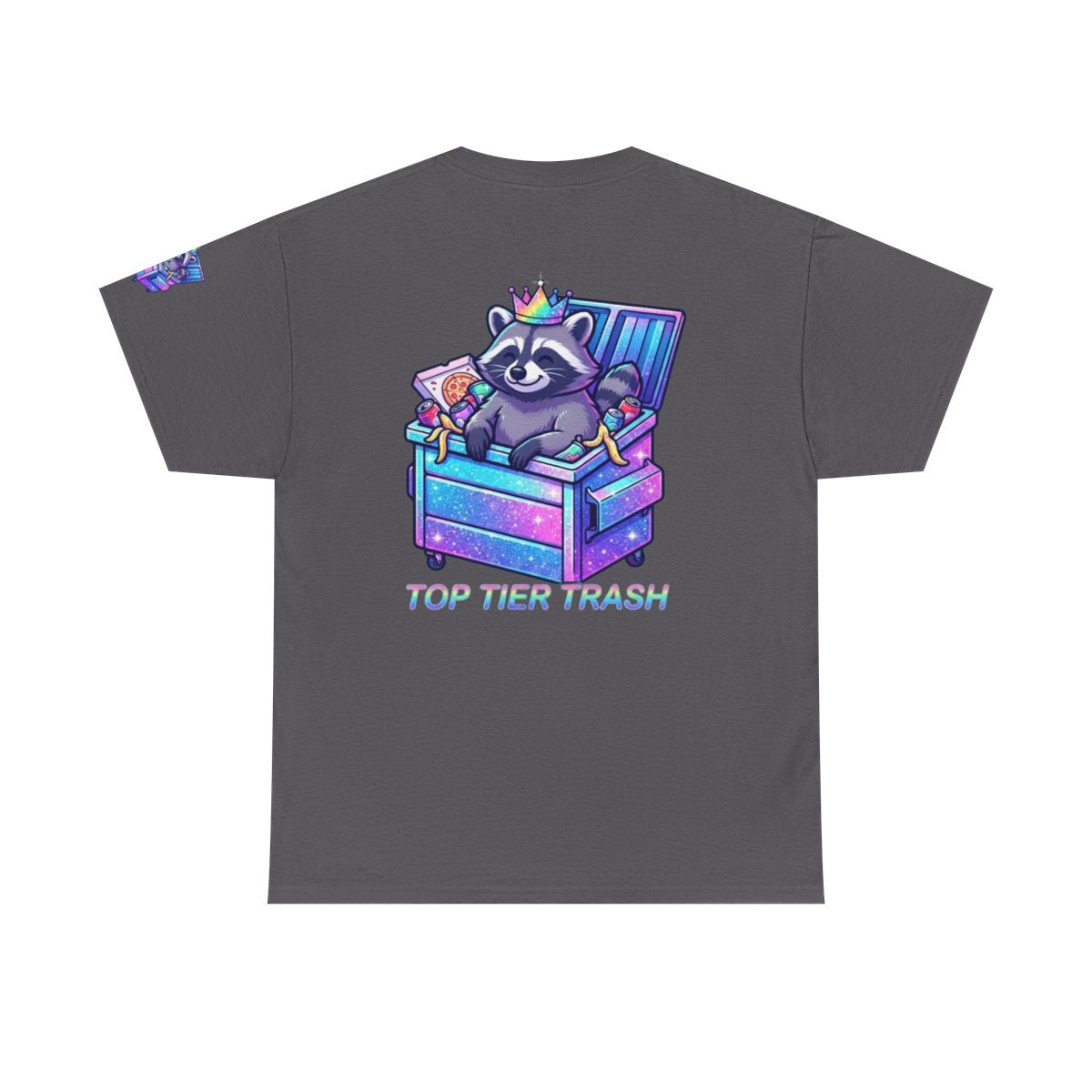 Color: Charcoal | Top Tier Trash Premium Graphic Tee