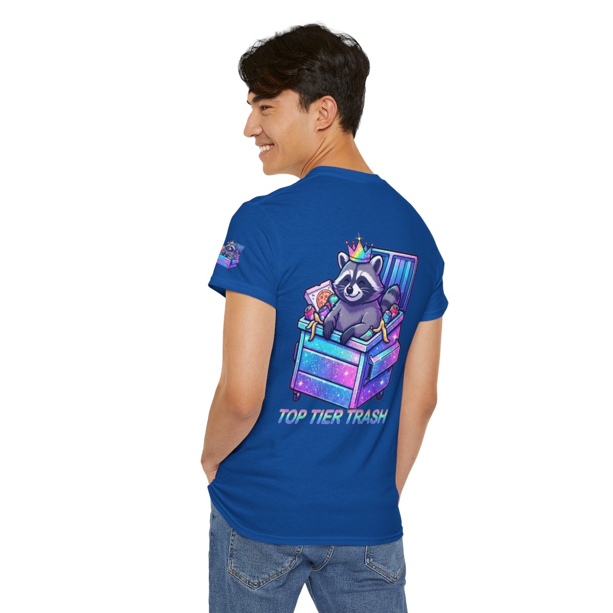 Color: Royal | Top Tier Trash Premium Graphic Tee