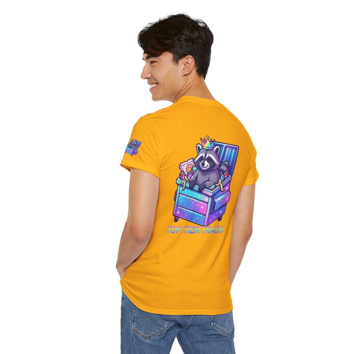 Color: Gold | Top Tier Trash Premium Graphic Tee