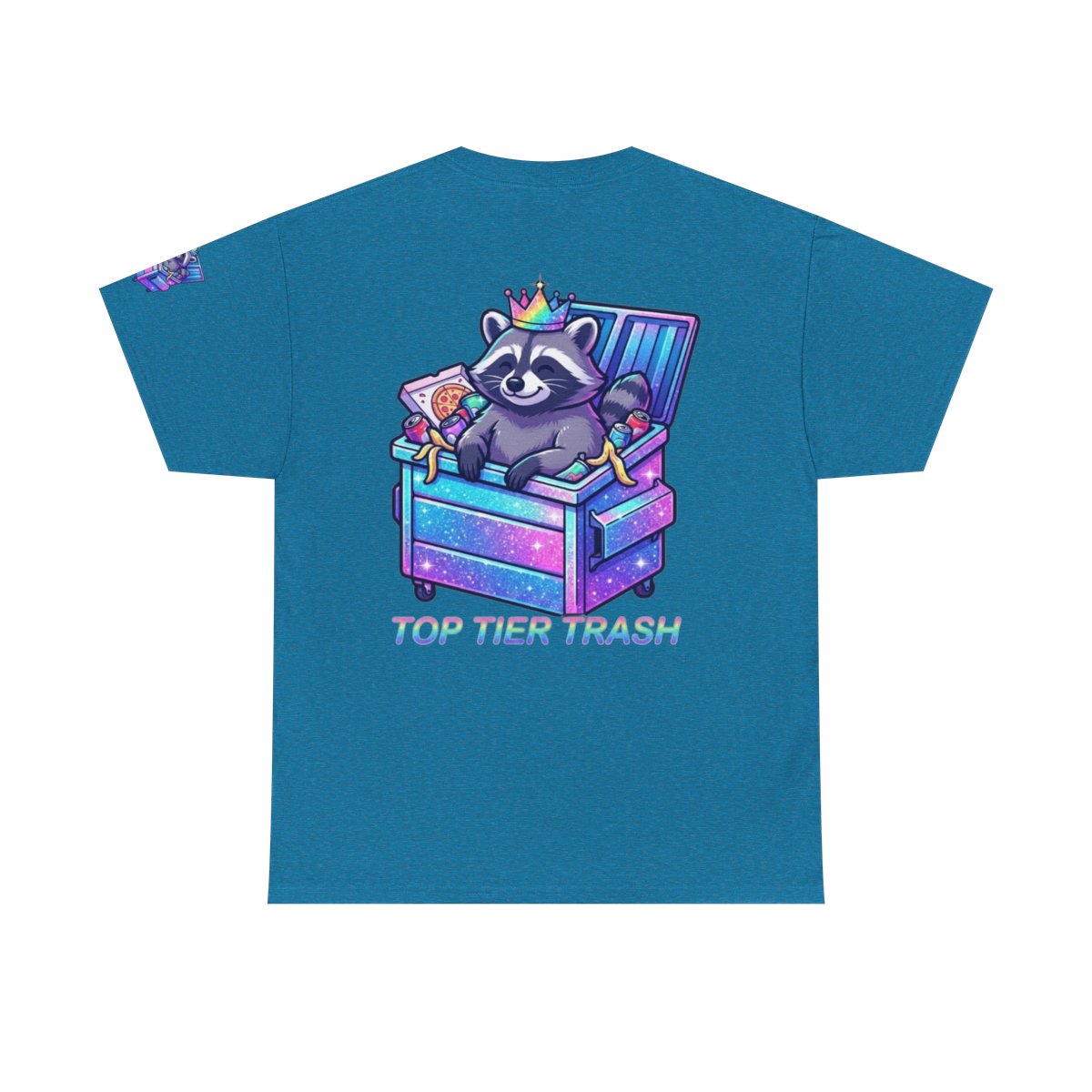 Color: Antique Sapphire | Top Tier Trash Premium Graphic Tee