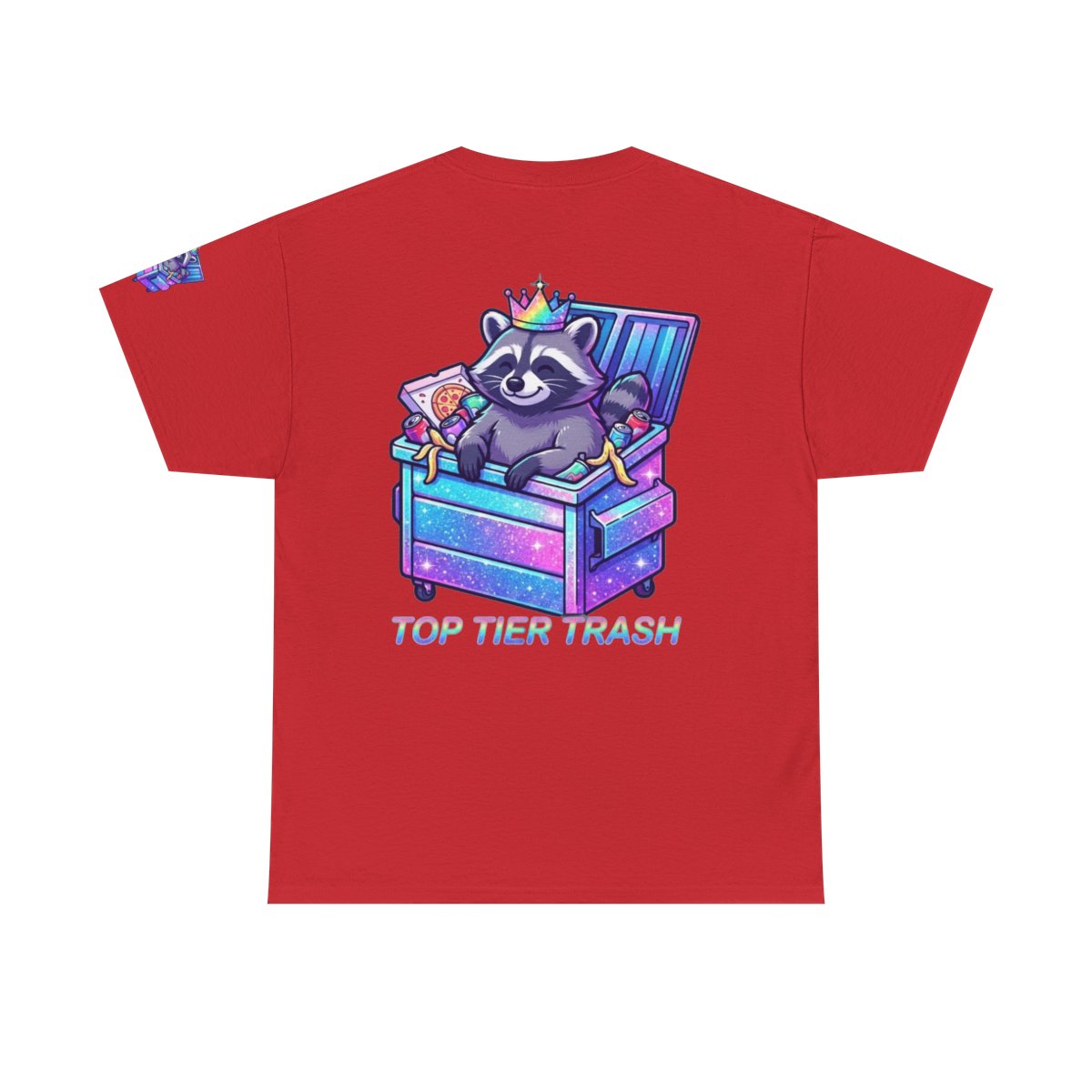 Color: Red | Top Tier Trash Premium Graphic Tee