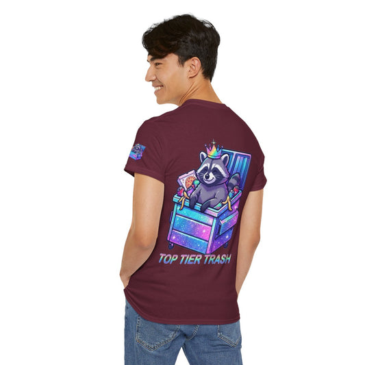 Color: Maroon | Top Tier Trash Premium Graphic Tee
